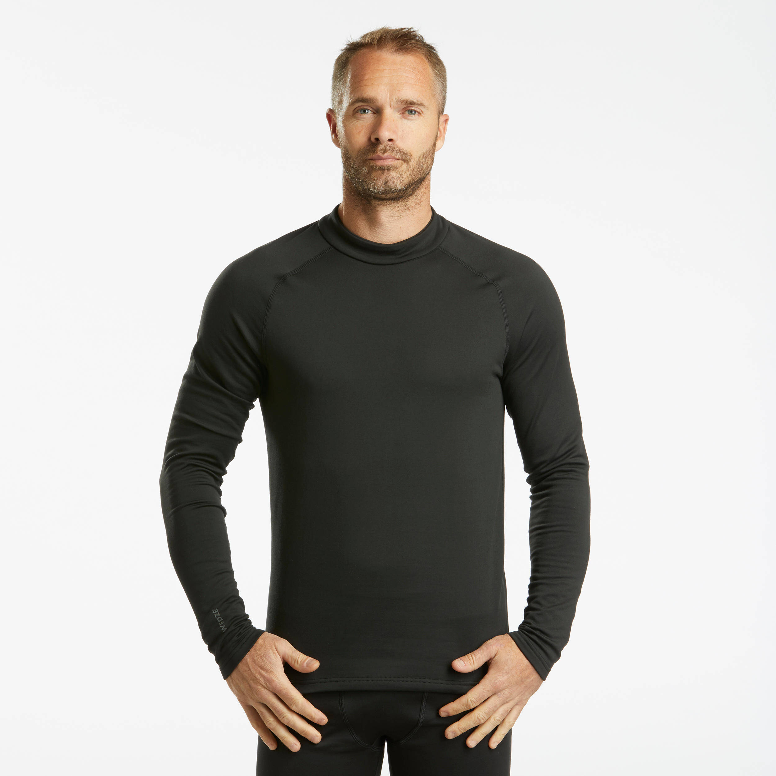 Men Ski Base Layer Top - BL 500 - Black -  1