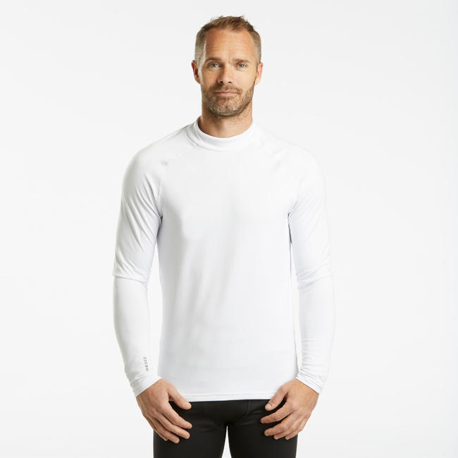 Men's Ski Base Layer Top 500 White