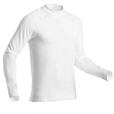 Camiseta térmica de esquí Hombre - BL 500 Blanco Decathlon