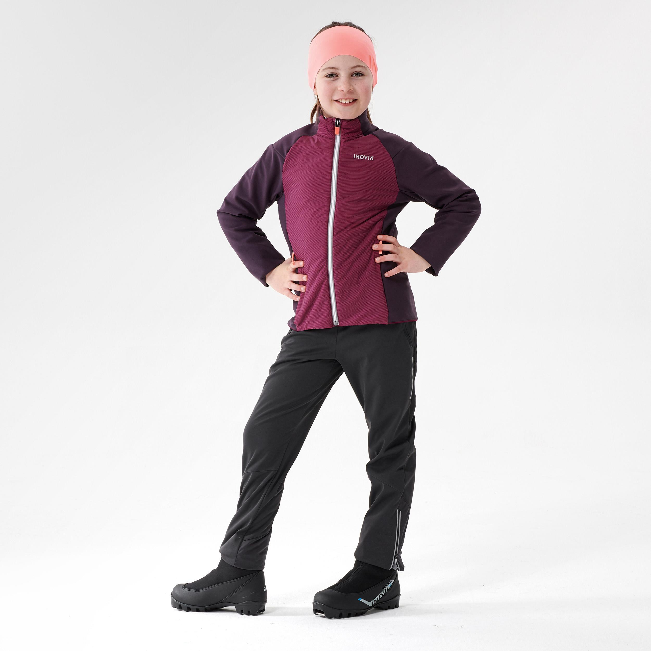 Kids’ Cross-country Ski Jacket XC S 550 - Purple  7/7