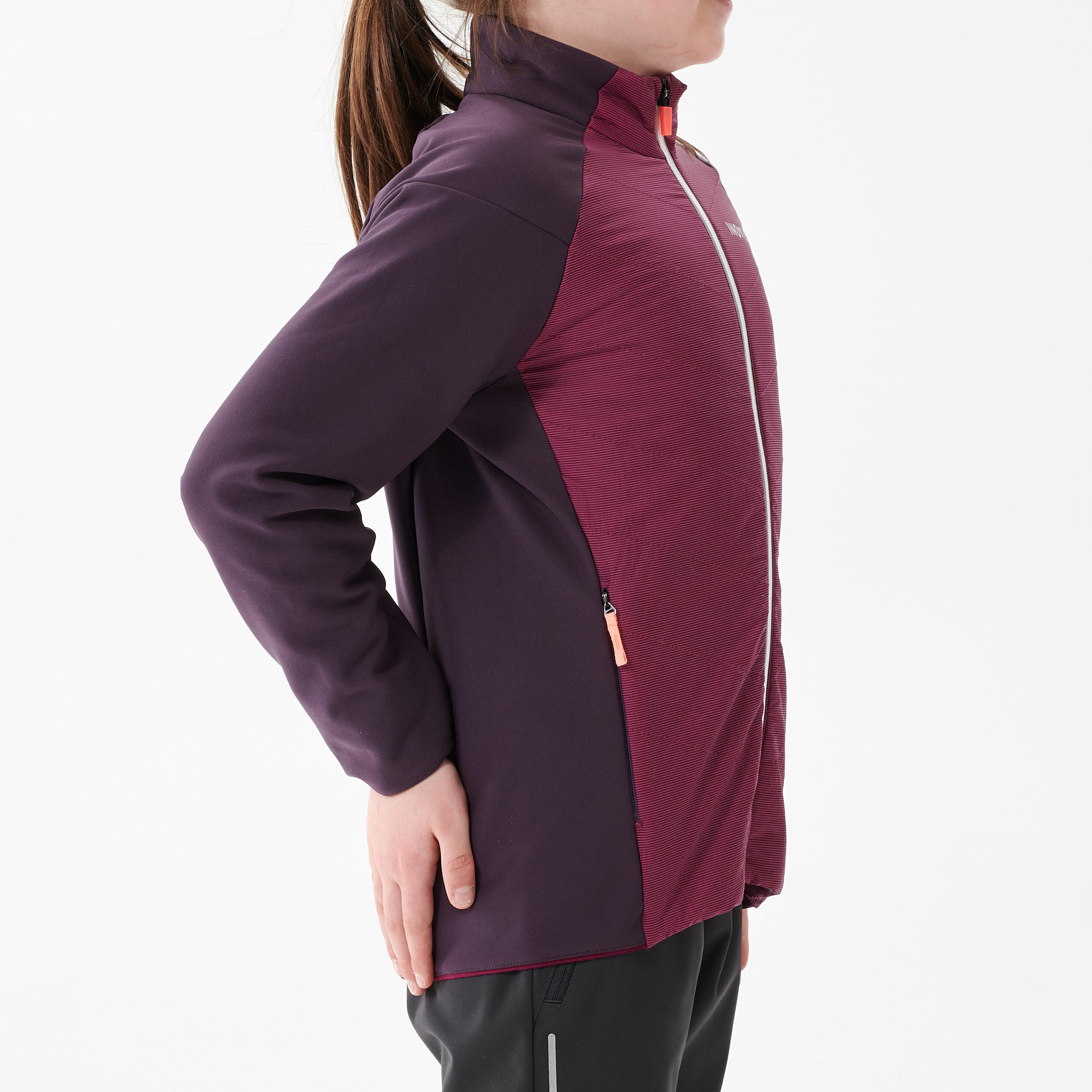 Kids’ Cross-country Ski Jacket XC S 550 - Purple  3/7