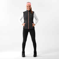 Women's Cross-Country Skiing Warm Tights XC S 100 - Black