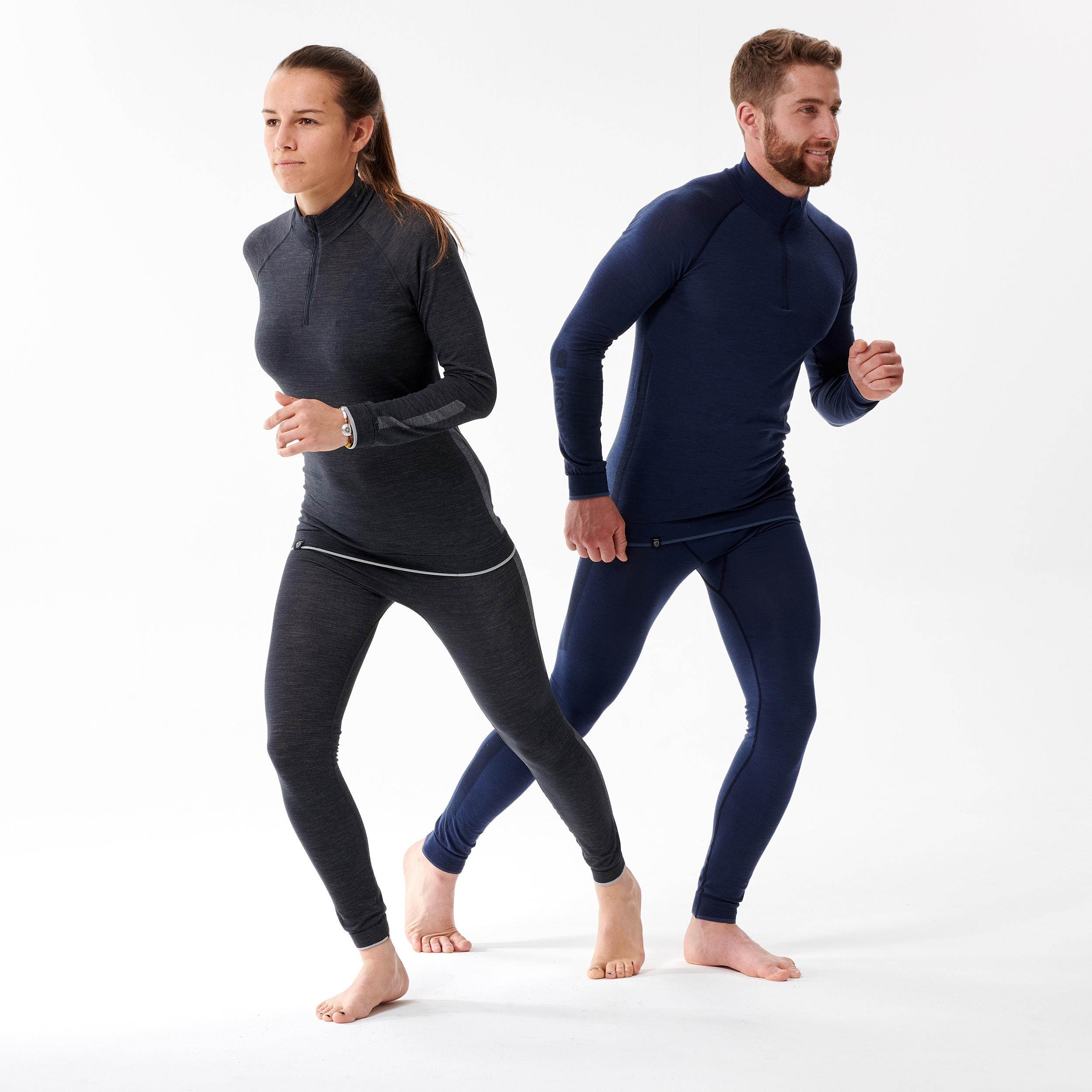 Pantalon Thermique Laine Mérinos (couche De Base) - Skinny, Homme/femme - Neuf