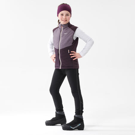 Повязка для беговых лыж для детей фиолетовая XC S HEAD 500