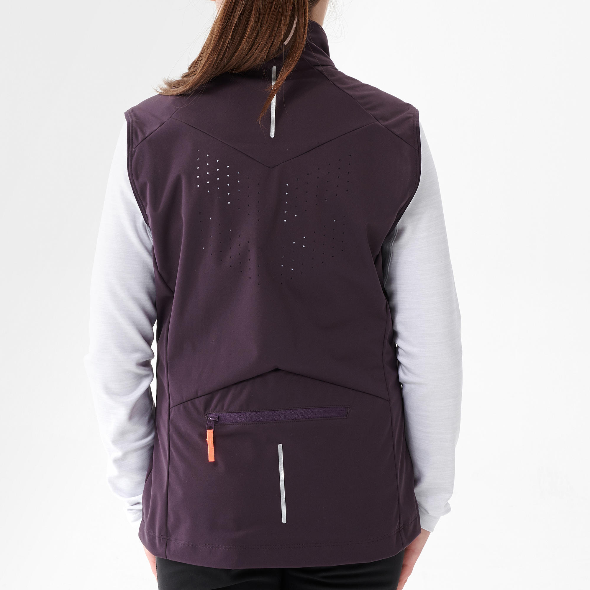 Purple cross-country vest - XC S GILET 500 - child