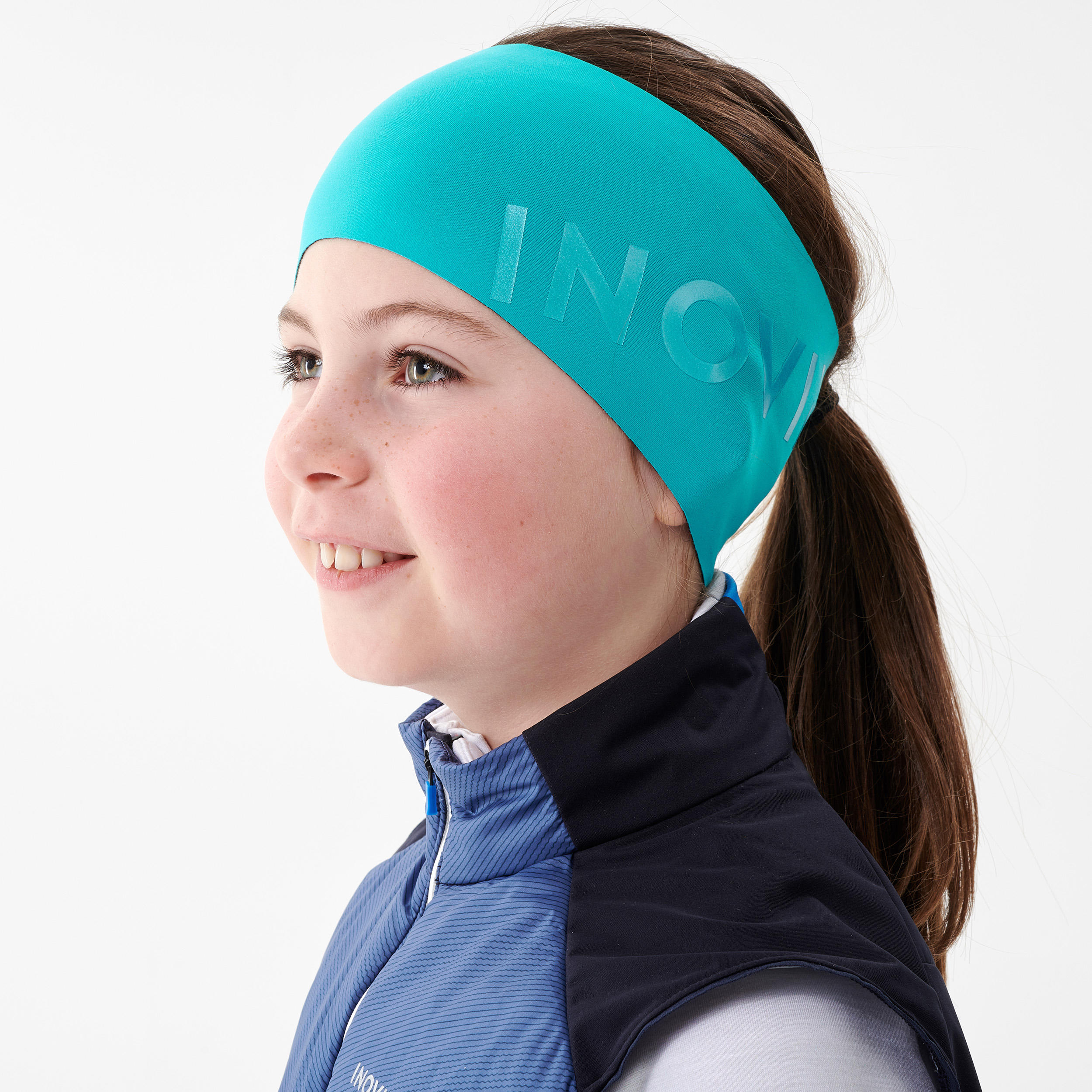 Kids’ Cross-Country Skiing Headband - XC S HEAD 500 - Turquoise 3/3