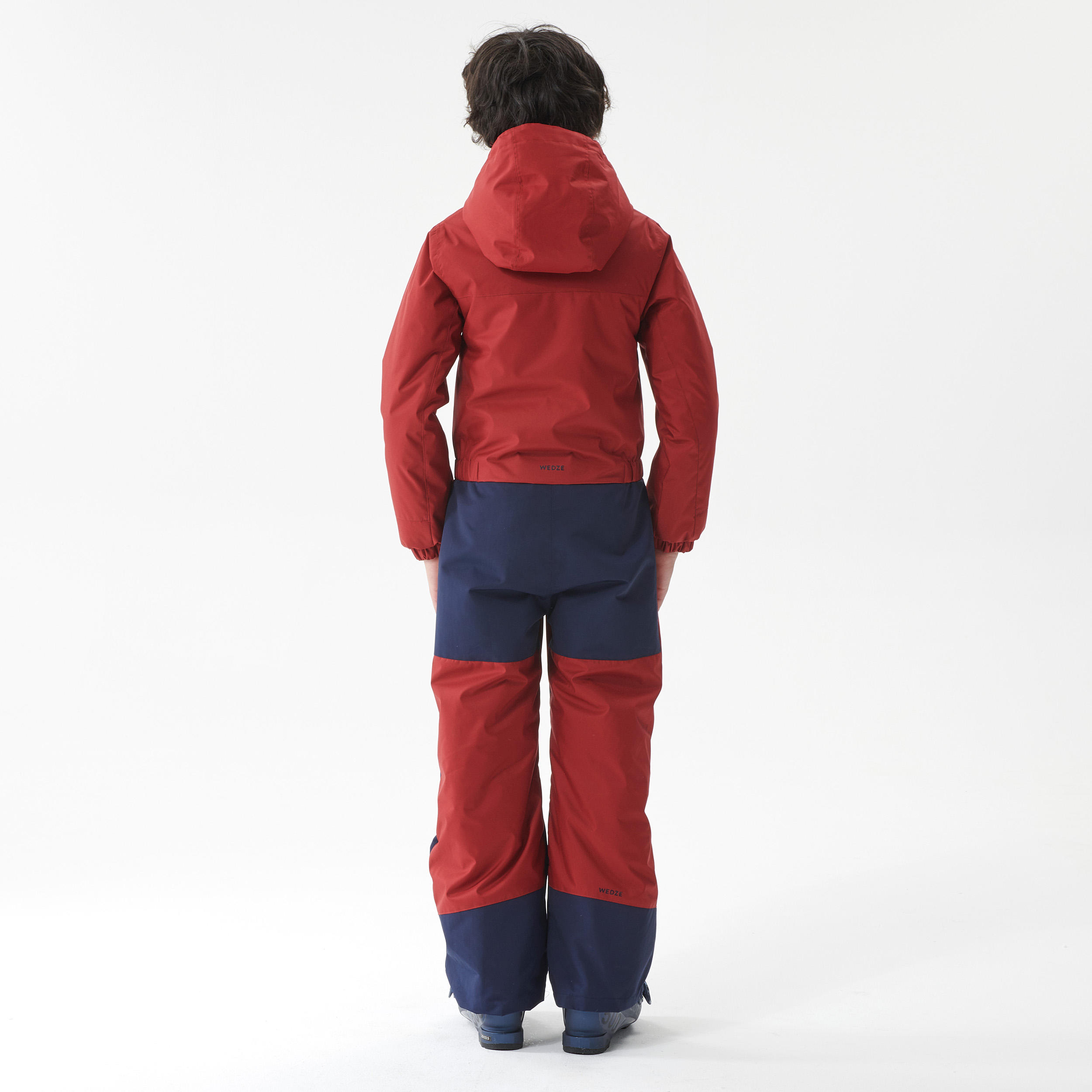 Kids' Snowsuit - 100 Red/Blue - WEDZE