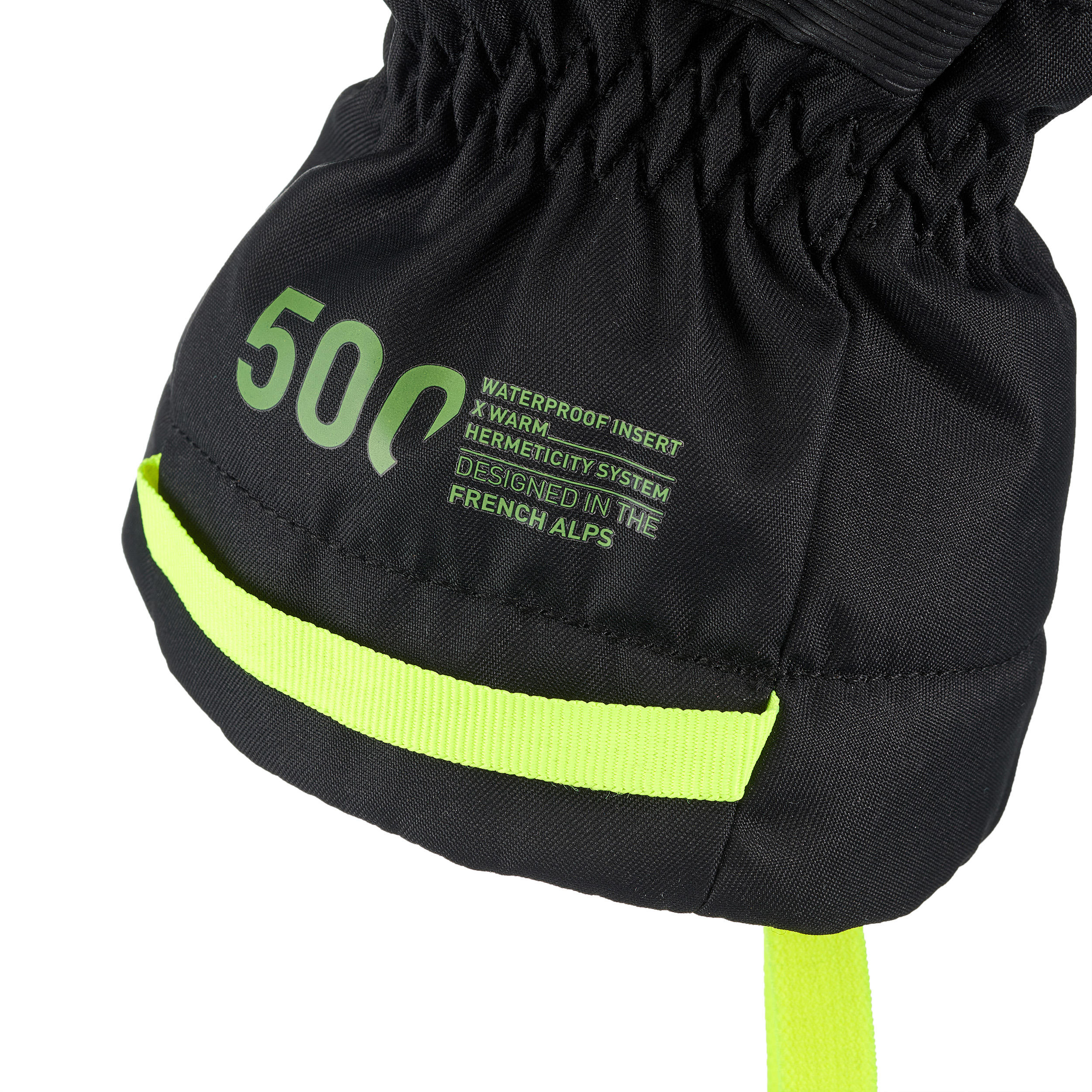 Kids' Ski Gloves - Green Grey 6/6