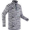 Kids’ Ski Base Layer Top FRESHWARM 1/2 Zip - Blue Striped