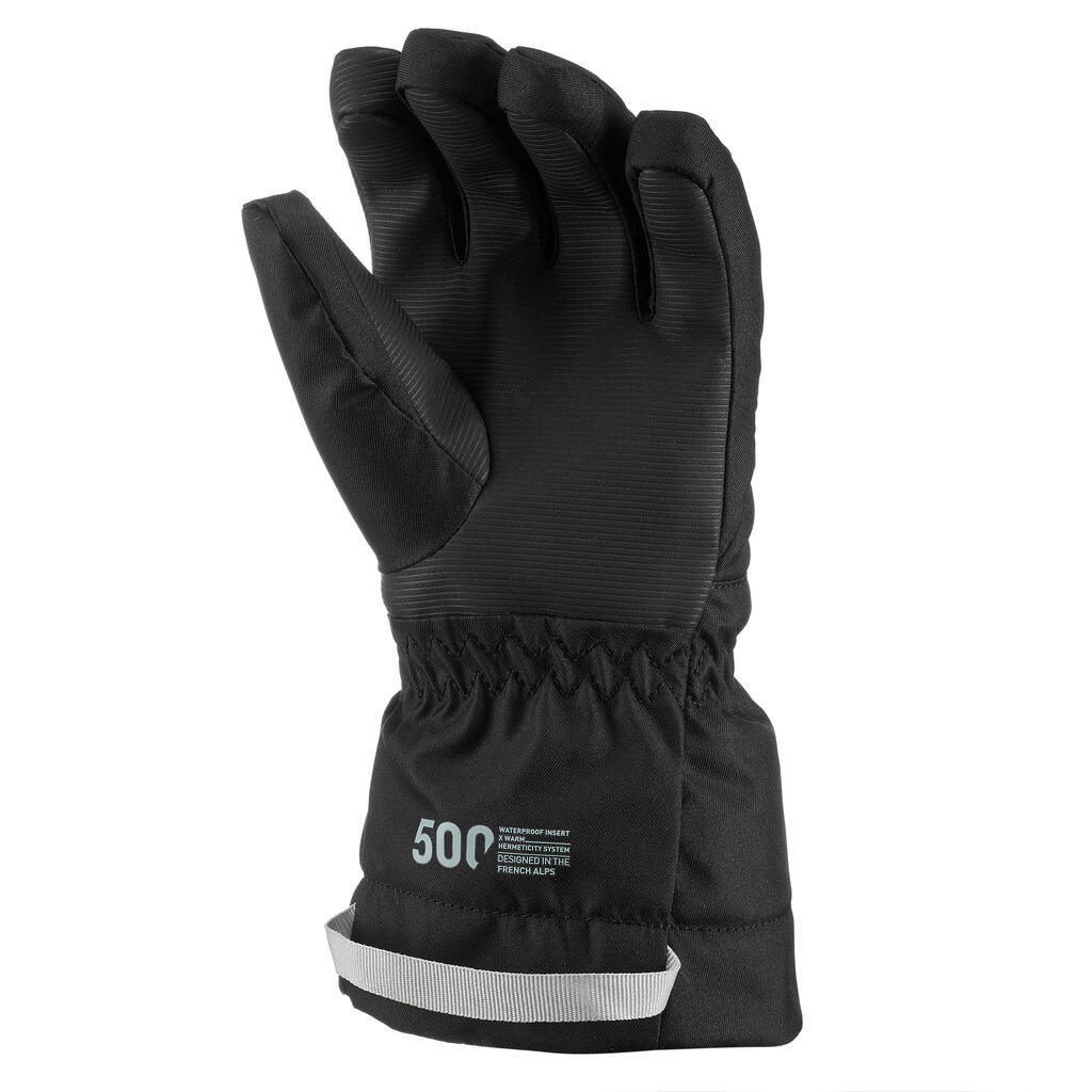GUANTES SKI NIÑOS CÁLIDOS E IMPERMEABLES 500