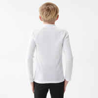חולצת בסיס לסקי עבור ילדים - BL100 - לבן