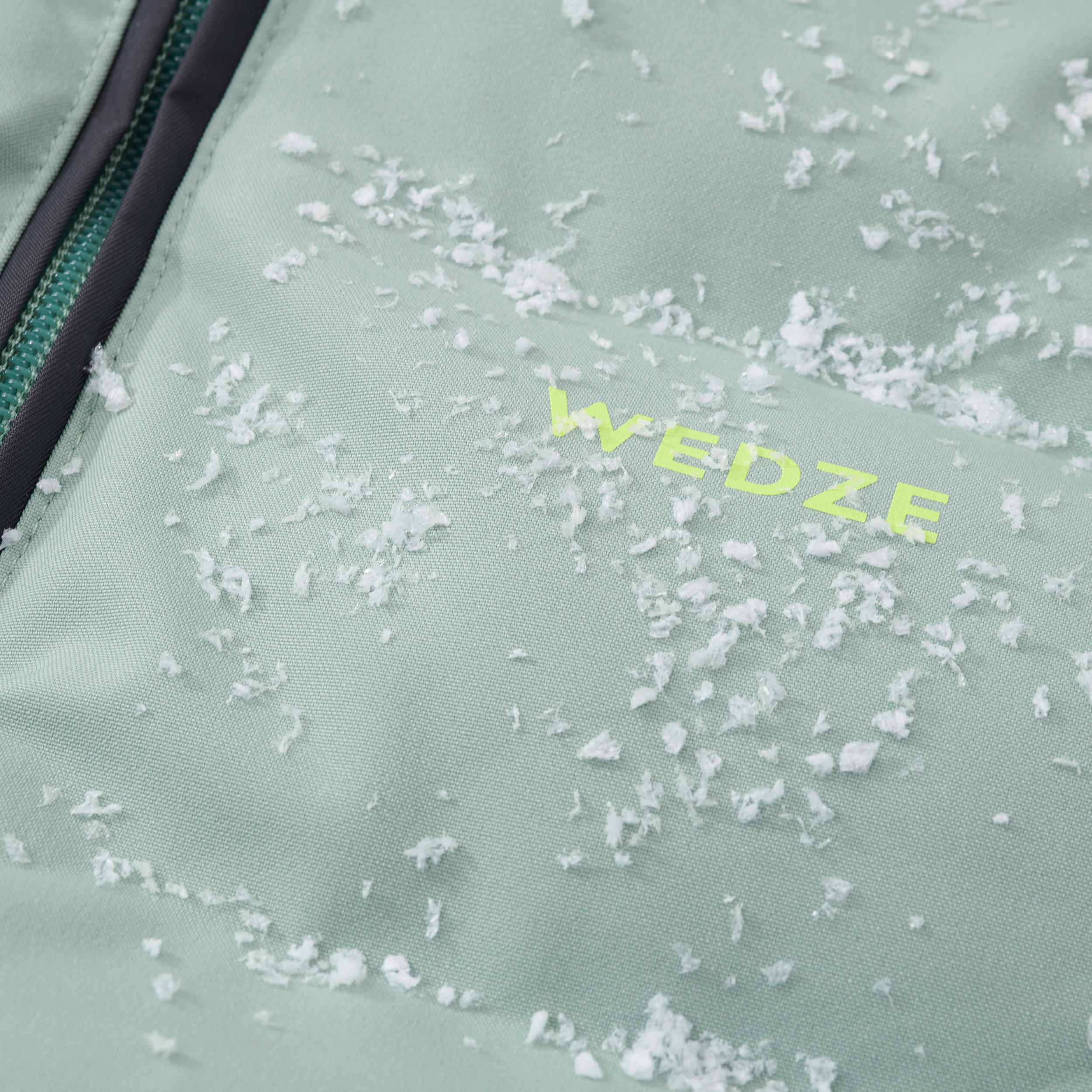 Children's Skiing Padded Jacket Warm - Green 8/10