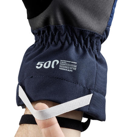 Gants de ski - 500 Bleu