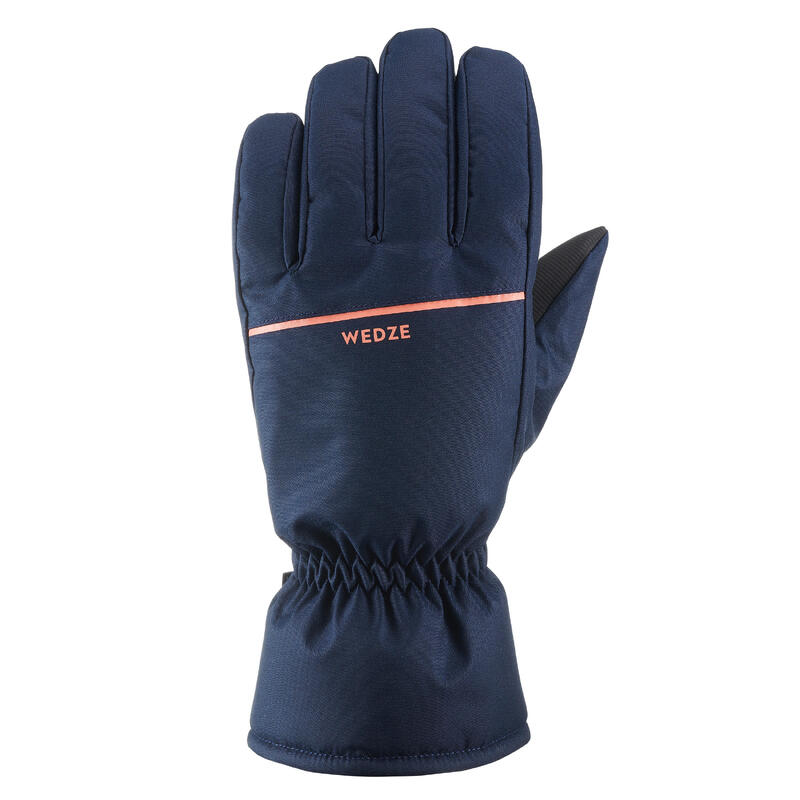 GANTS DE SKI DE PISTE ADULTE 100 BLEUS