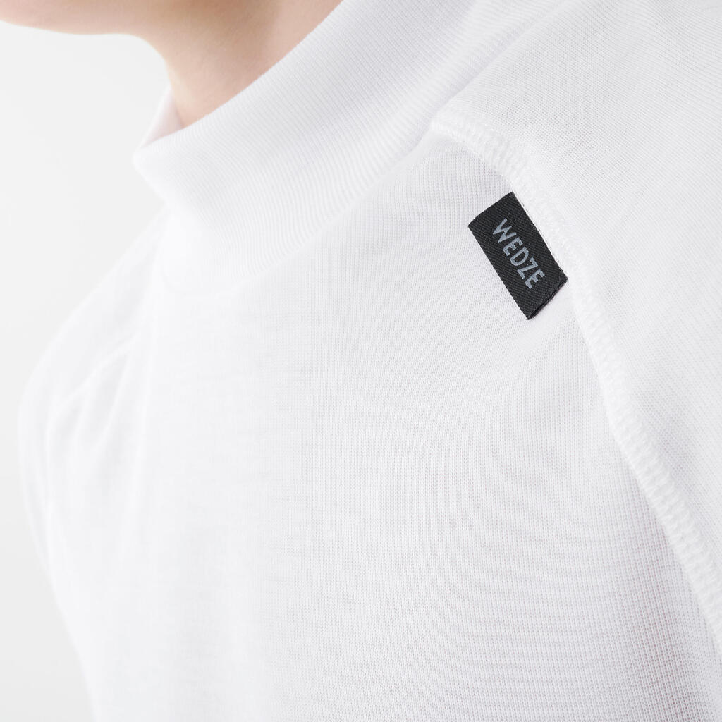 Kids’ Ski Base Layer Top - BL100 - White Greige