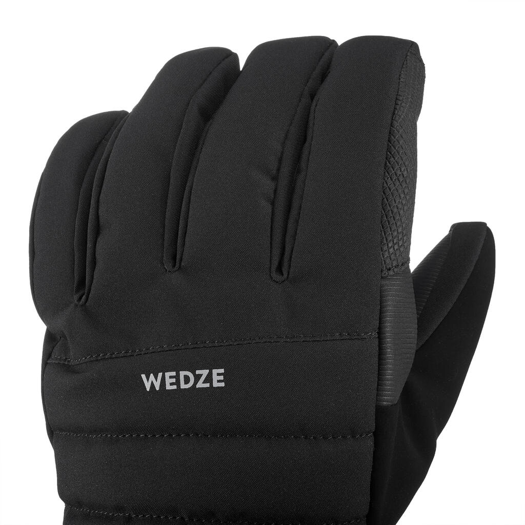 GUANTES DE ESQUÍ ADULTO 500 - NEGRO 