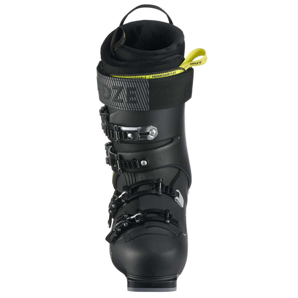 Men's Downhill Ski Boots Fit Black Yellow