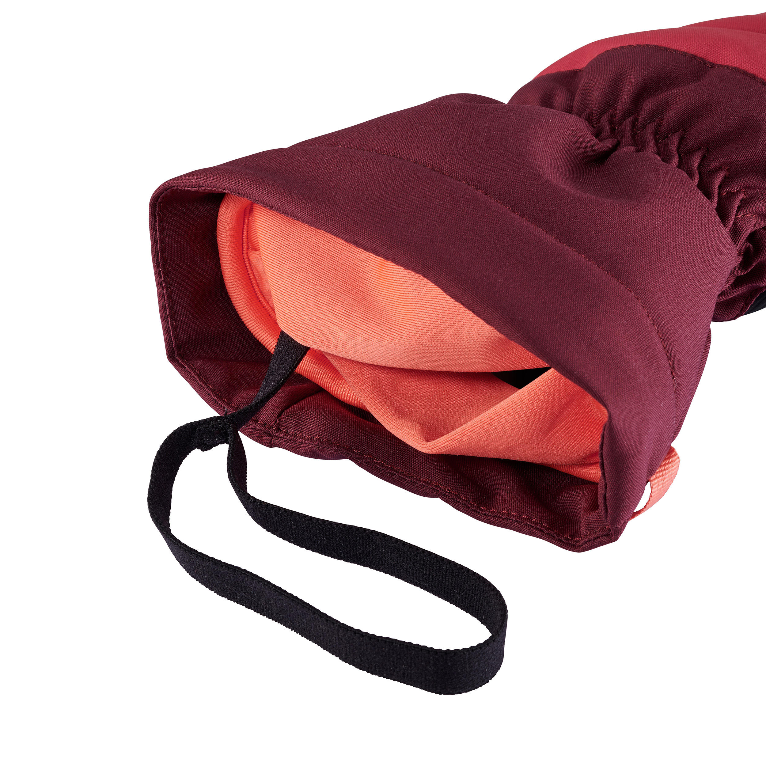 ADULT SKI GLOVES 500 - PLUM 5/7