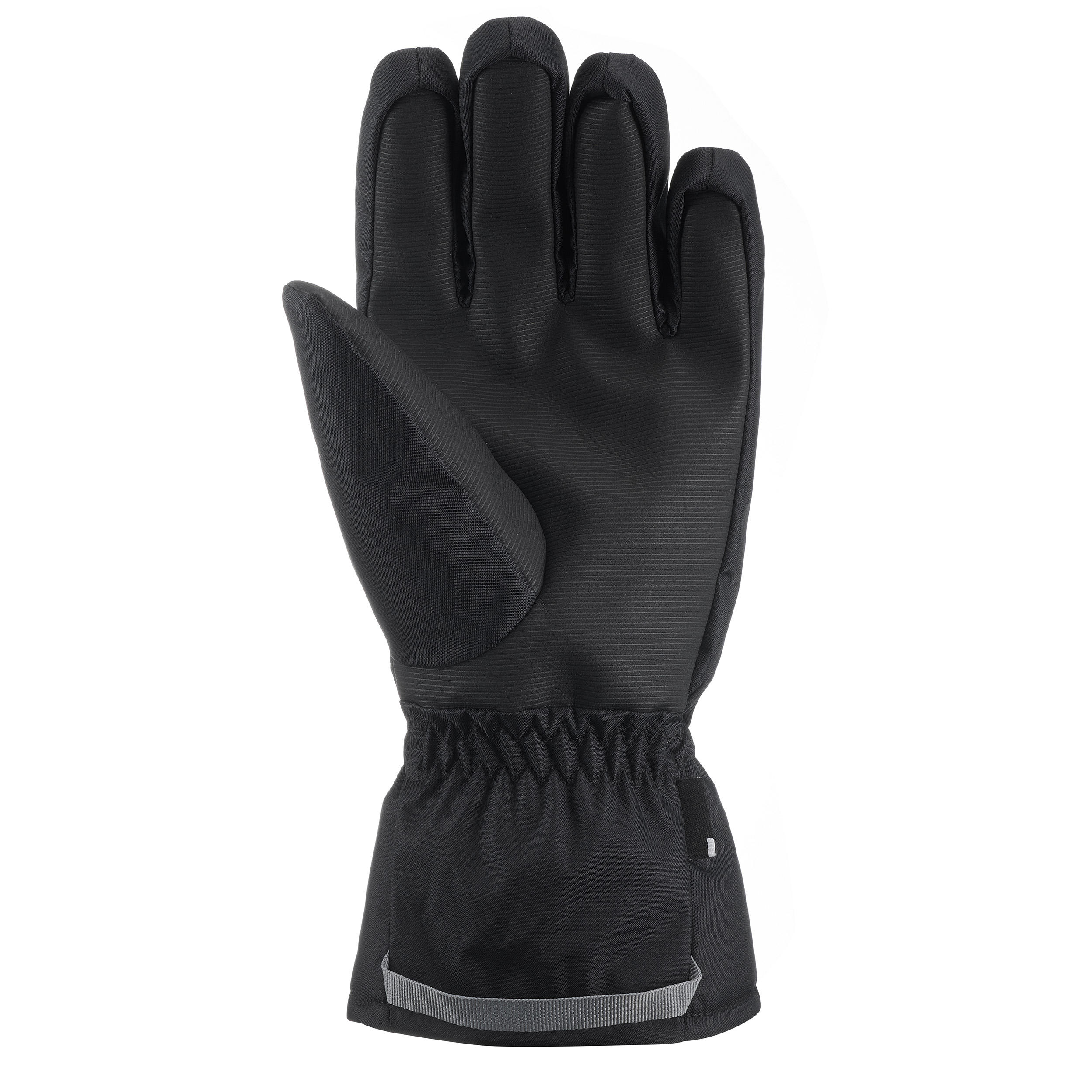 Gants de ski chauds –100 noir - WEDZE