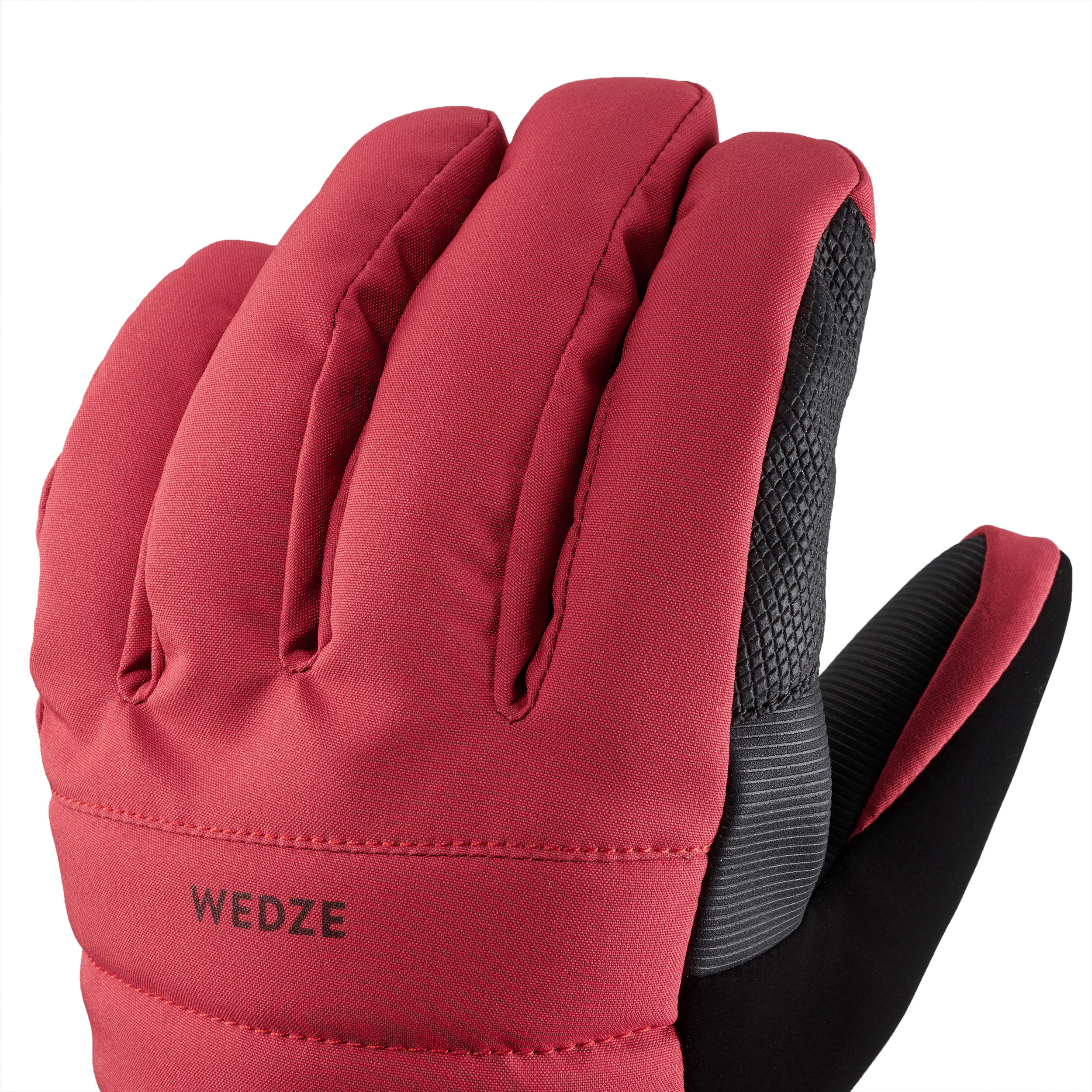 ADULT SKI GLOVES 500 - PLUM 4/7