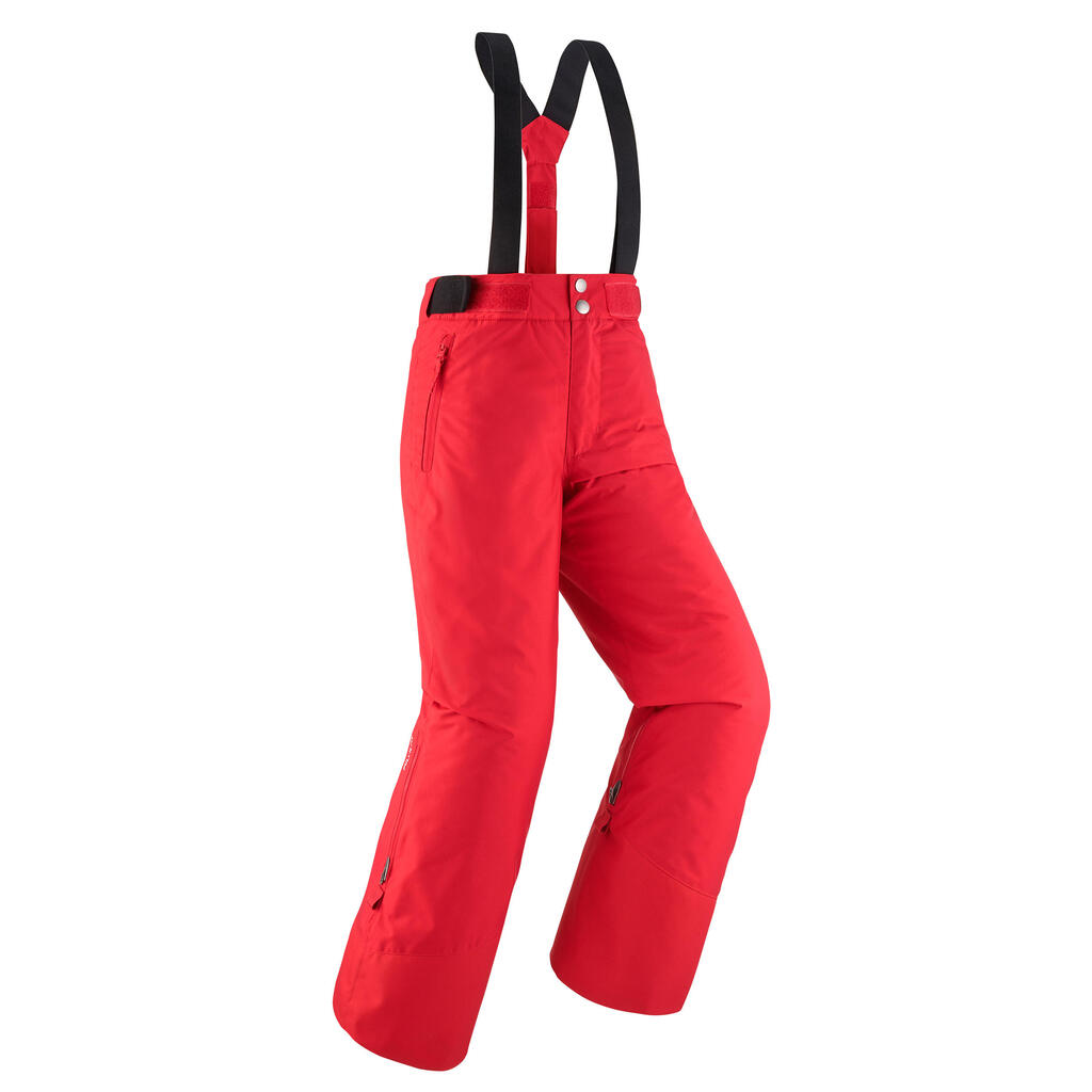 KIDS’ SKI TROUSERS PNF 500 - RED