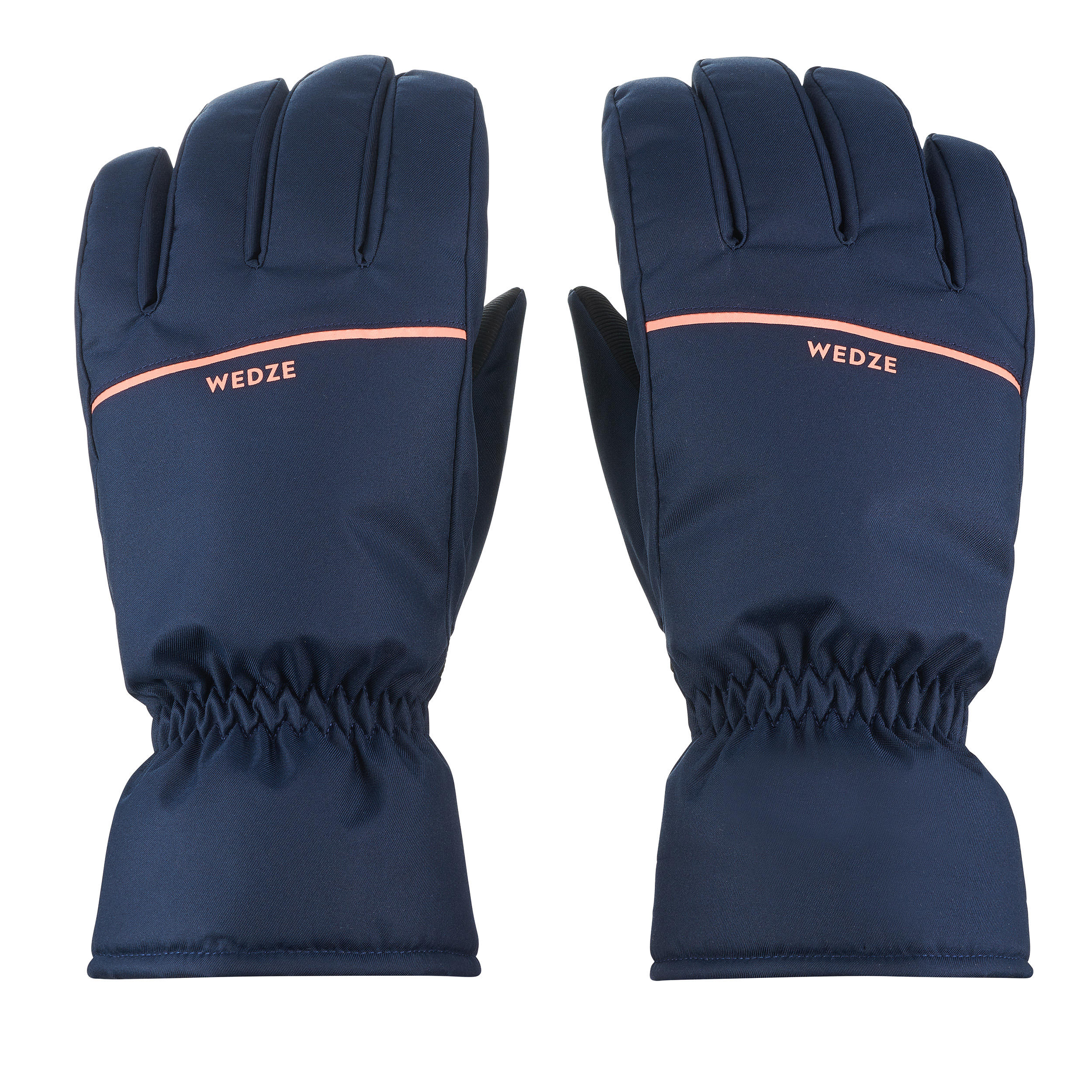 Winter Gloves for Skiing GL100 Waterproof - Blue