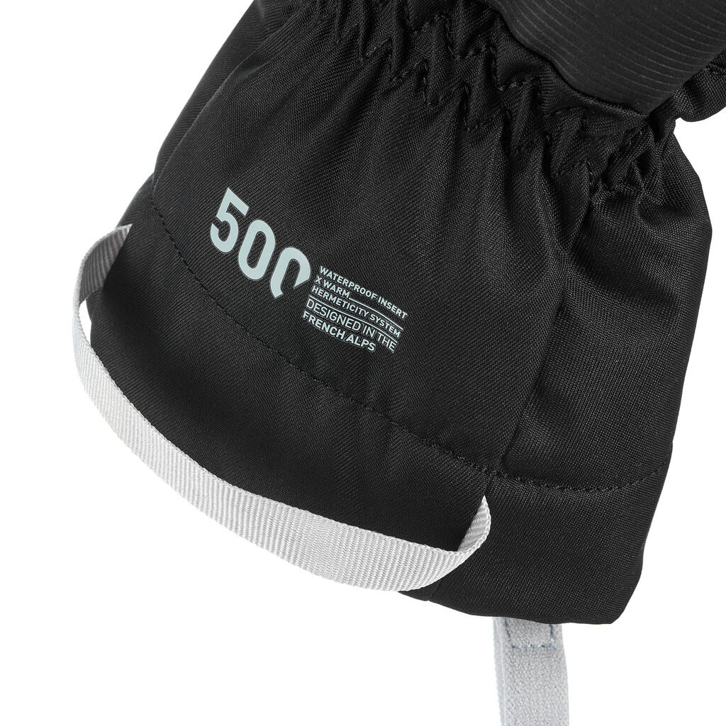 GUANTES SKI NIÑOS CÁLIDOS E IMPERMEABLES 500