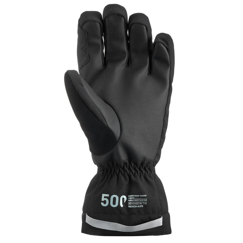 GANTS DE SKI ADULTE 500 - NOIR