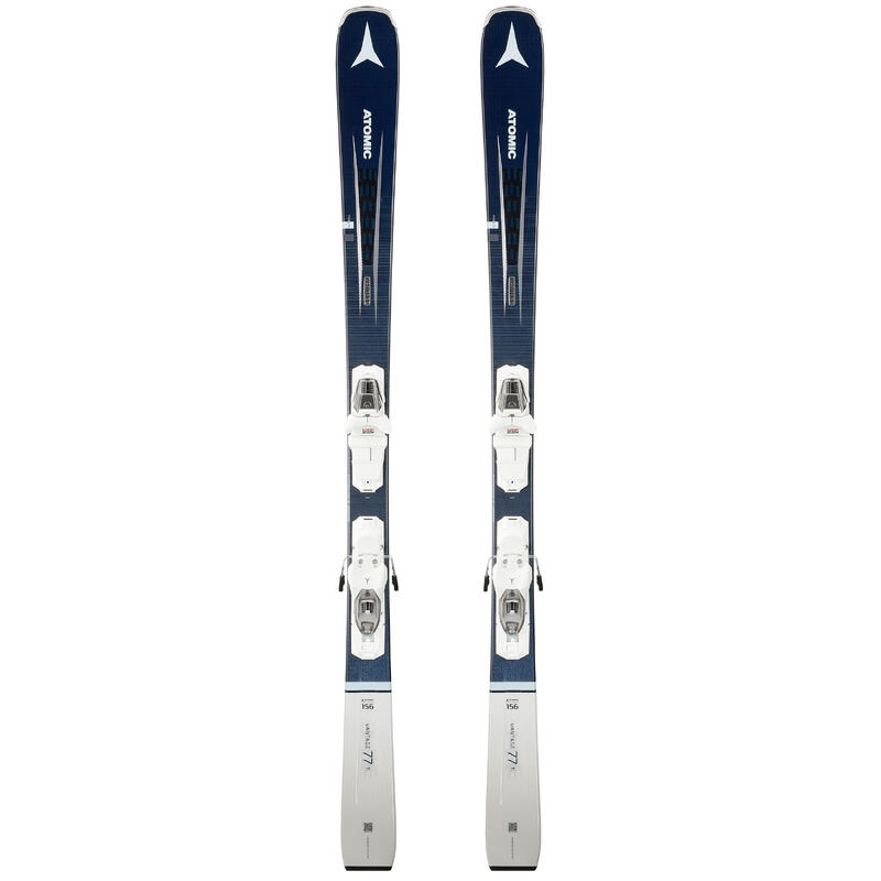 SKI DE PISTE FEMME AVEC FIXATION / VANTAGE 77 TI BLEU