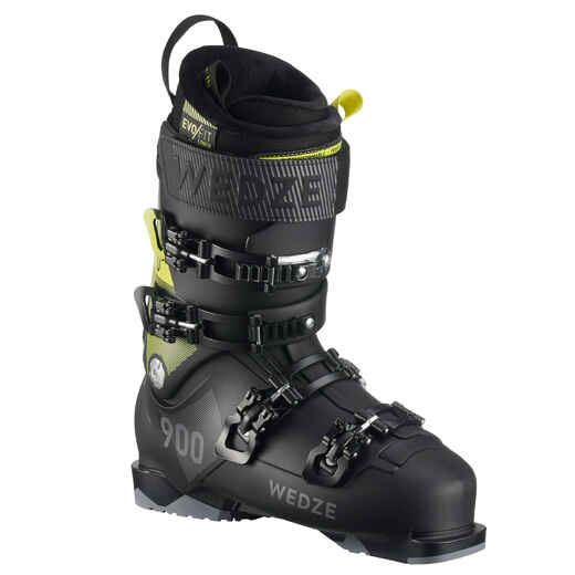 
      Men's Downhill Ski Boots Fit Black Yellow
  