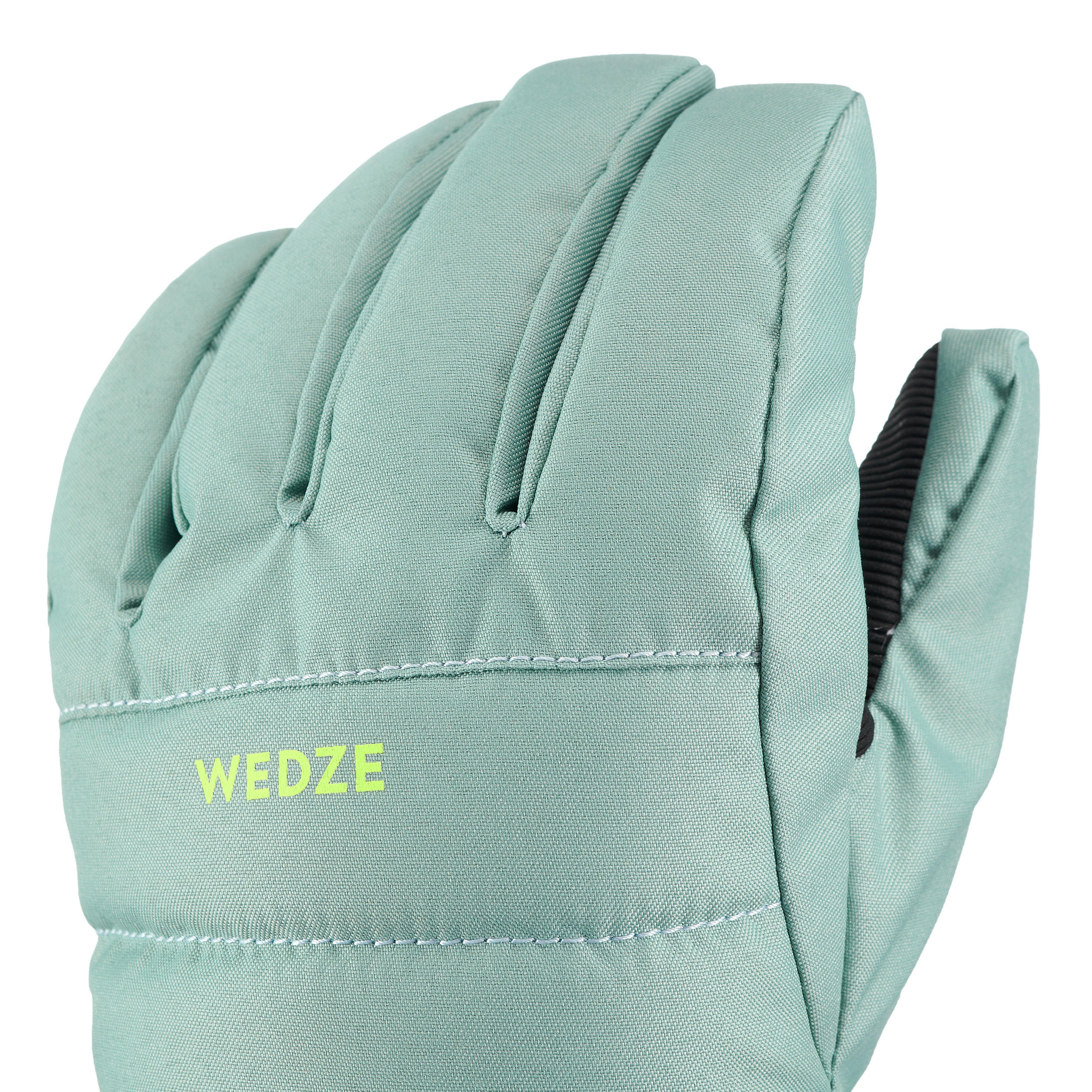 Kids' Ski Gloves - Green Grey 2/6