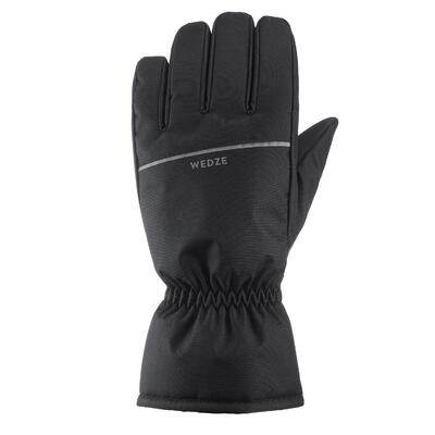 Adult ski gloves 100 - black