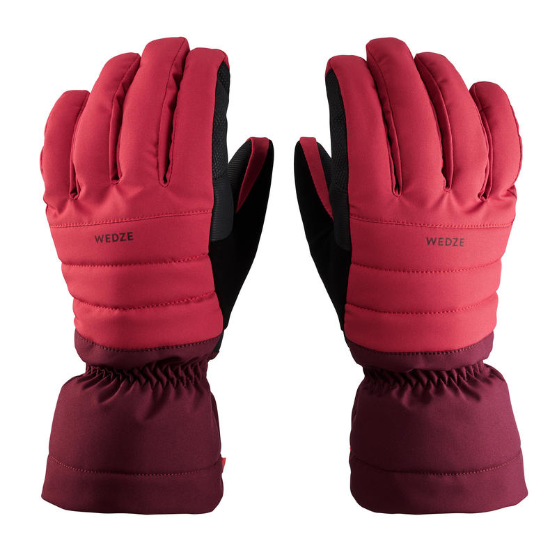 Ski Gloves - 500 Red
