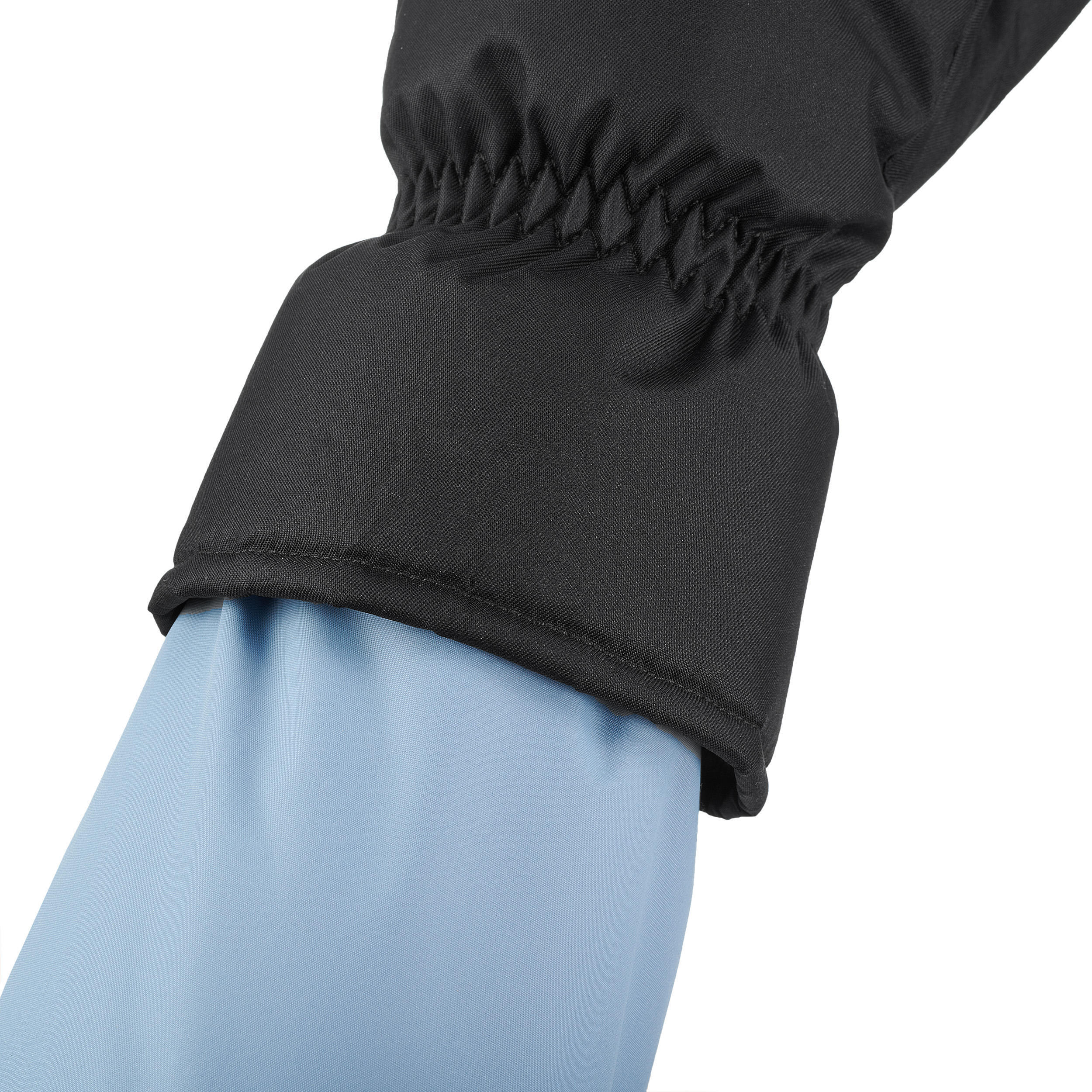 ADULT SKI MITTEN 100 - BLACK 2/6