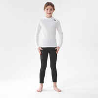 Kids’ Ski Base Layer Top - BL100 - White Greige