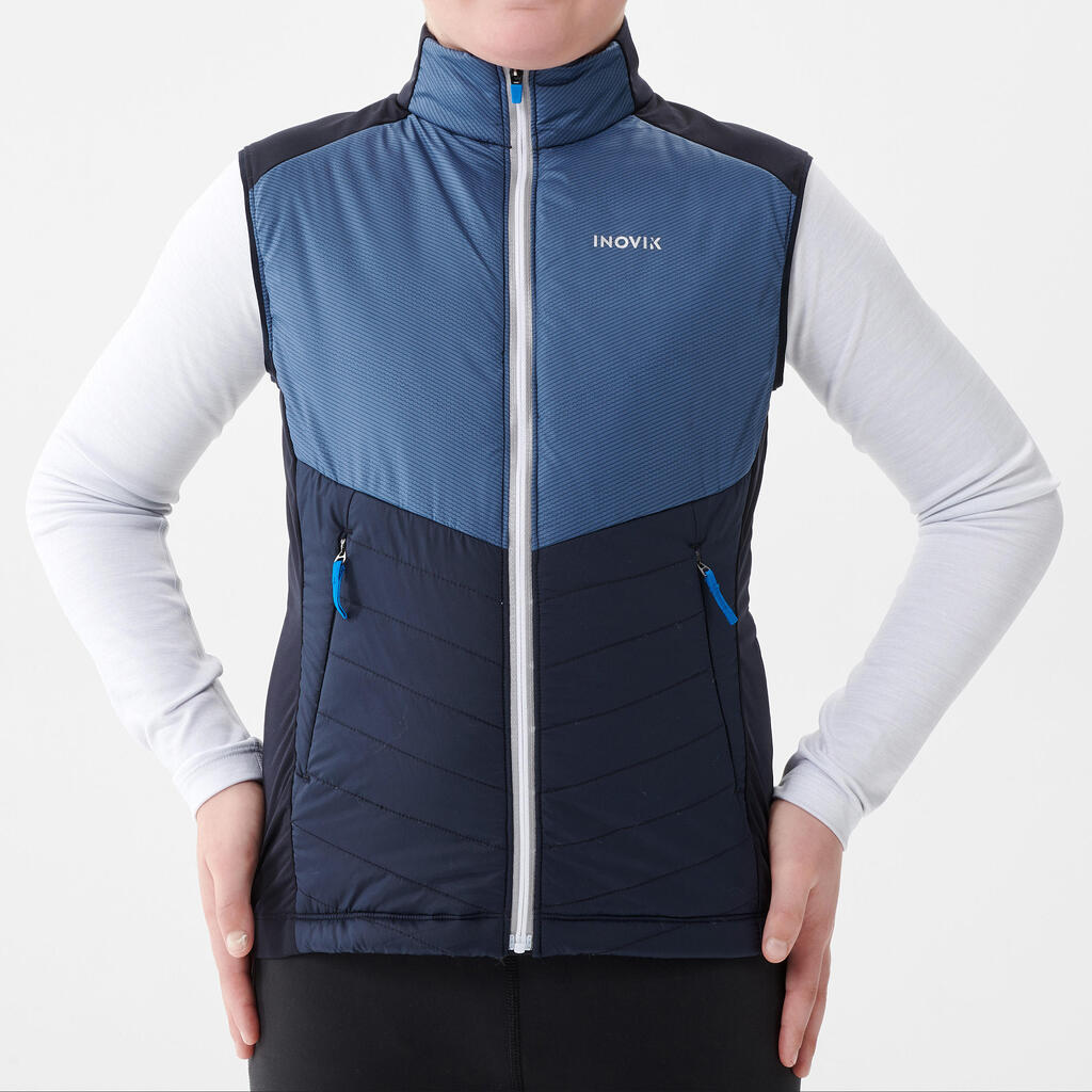 Laste murdmaasuusatamise vest XC S GILET 500, mereväesinine