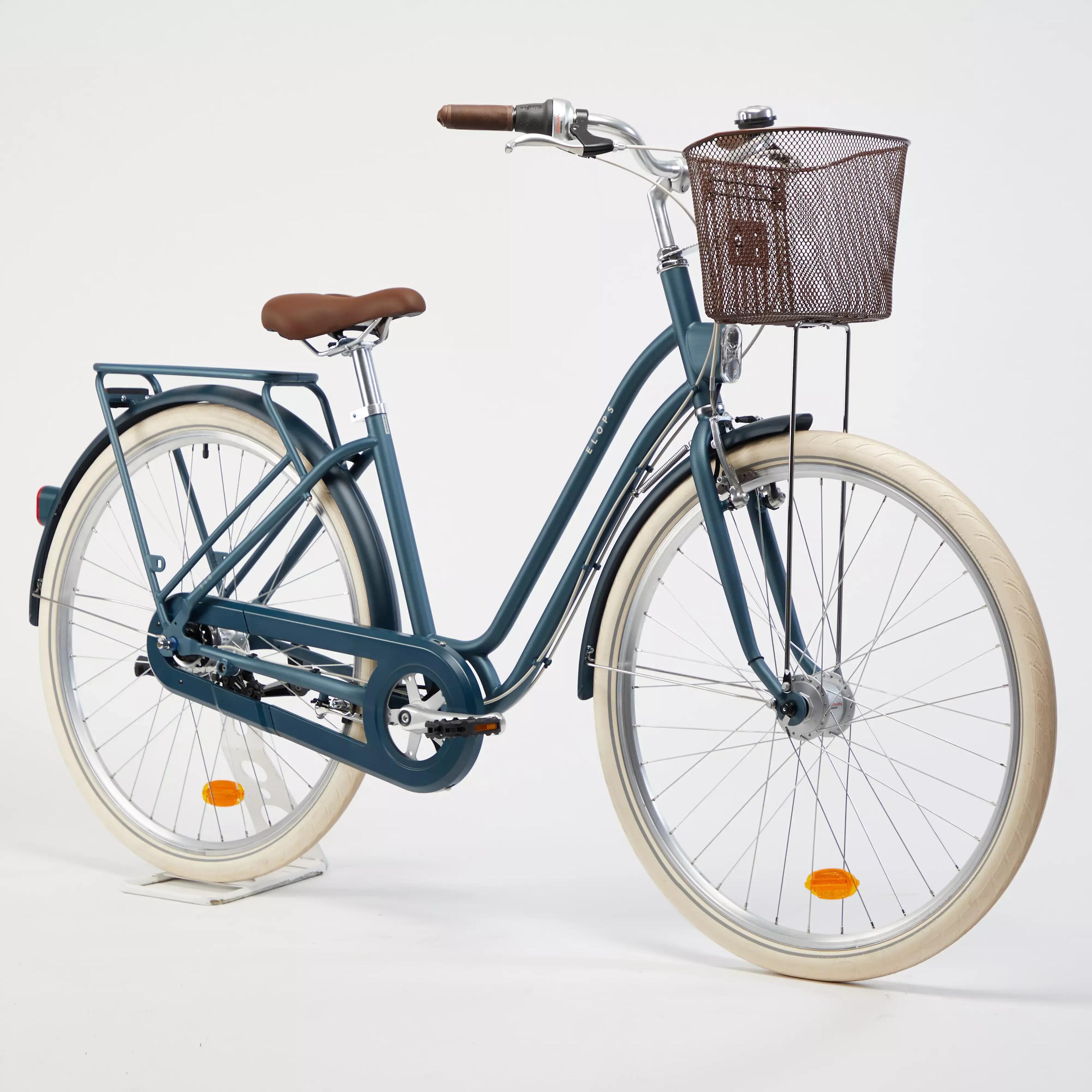 Low Frame City Bike Elops 540 - Brick Red 2/14