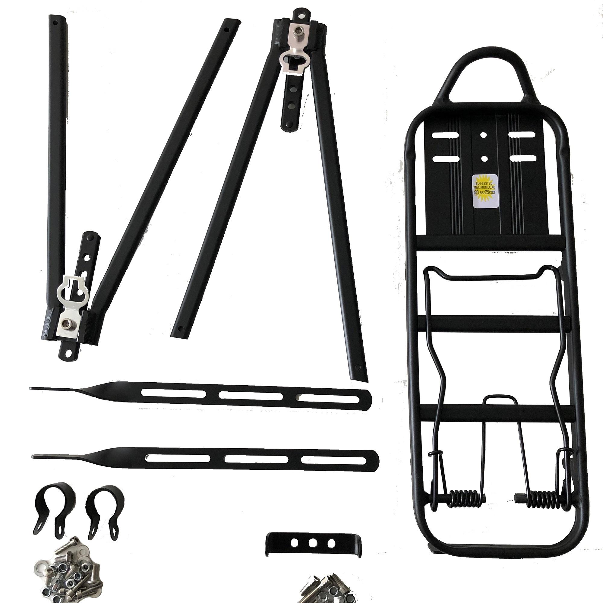 Gepäckträger Blue Bird für 20"-24" Kinderräder, mit Schellenbefestigung 2/2