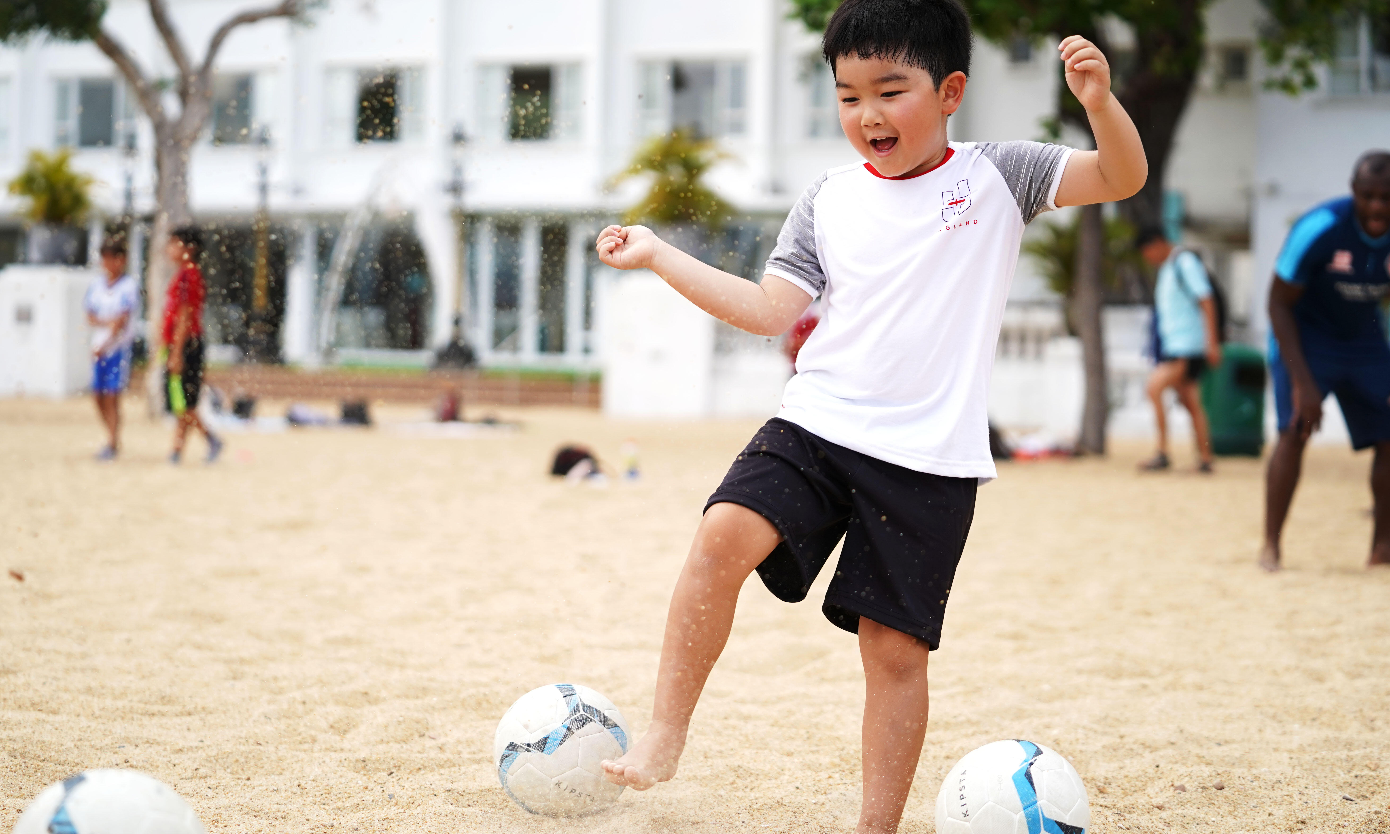 Beach football on sale