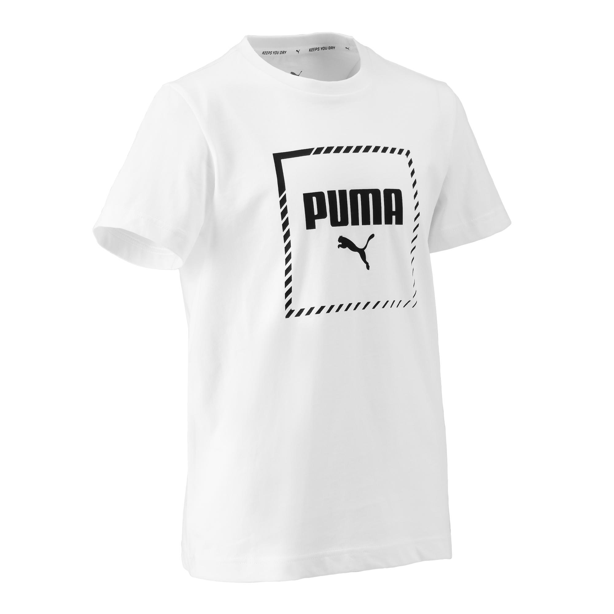 Jongens-T-shirt regular wit | PUMA | Decathlon.nl