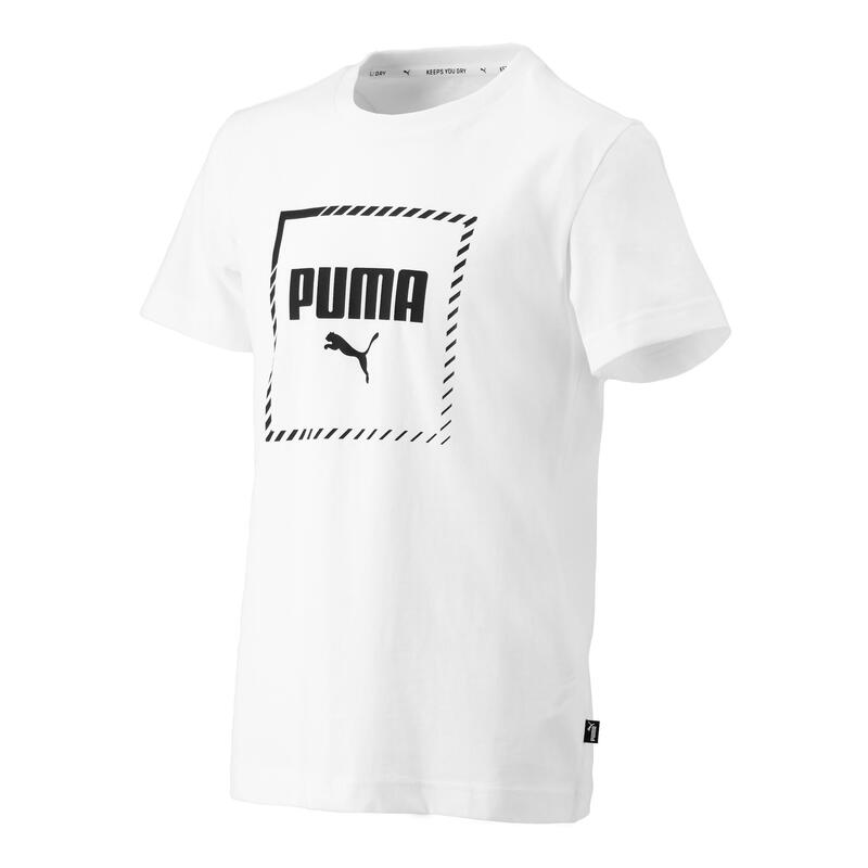 Tee-shirt regular boy blanc Puma