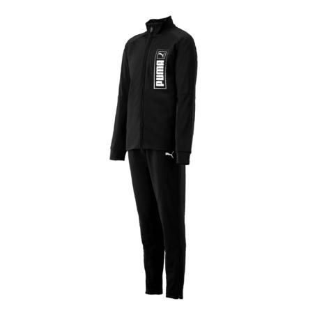 Костюм тренировочный прямой для мальчиков черный Puma