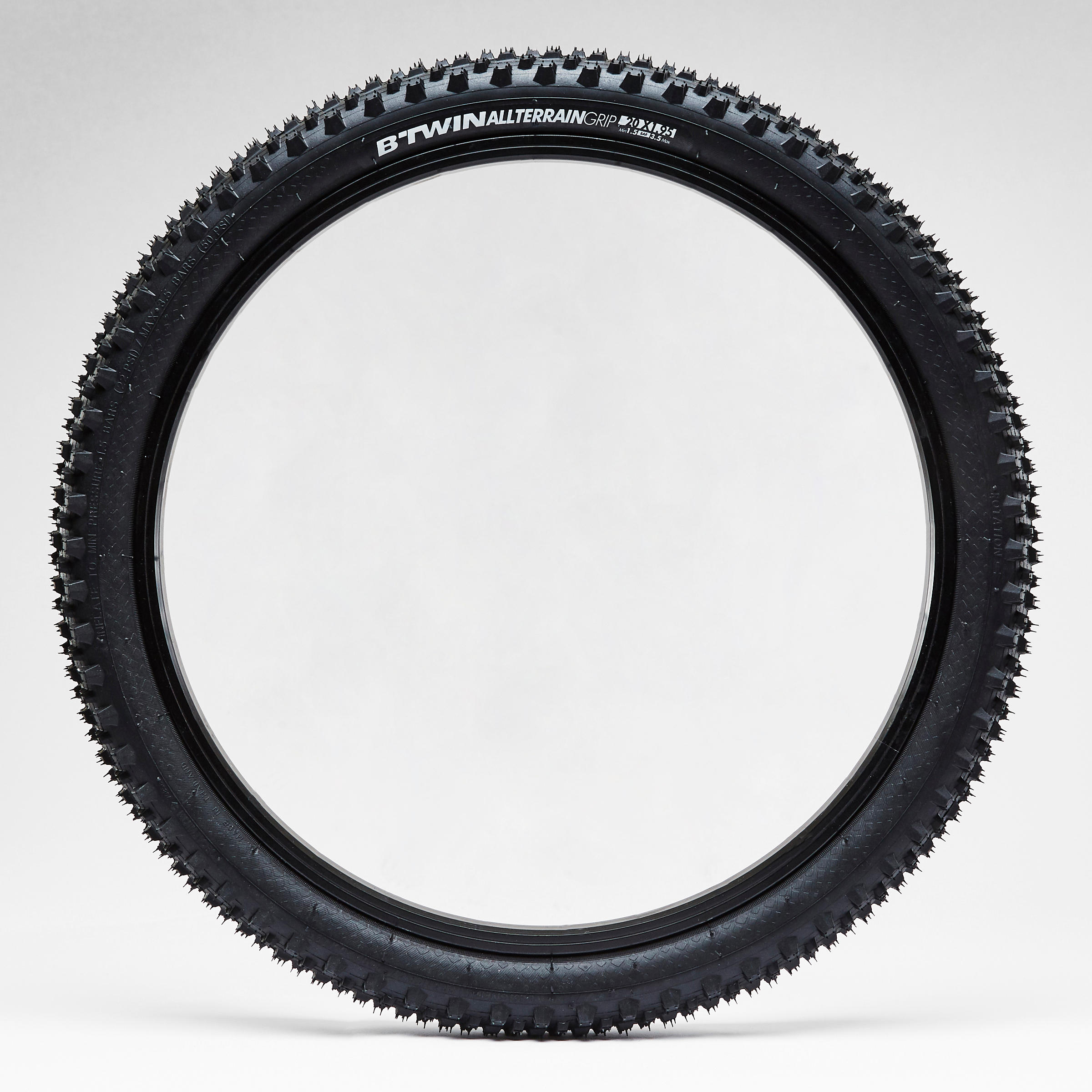 Kids’ All Terrain Grip Mountain Bike Tyre 20x1.95 2/3