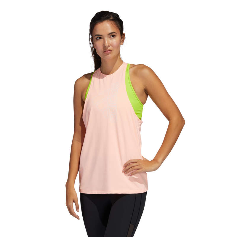 ADIDAS Women's Cardio Fitness Tank Top - Light Pink
