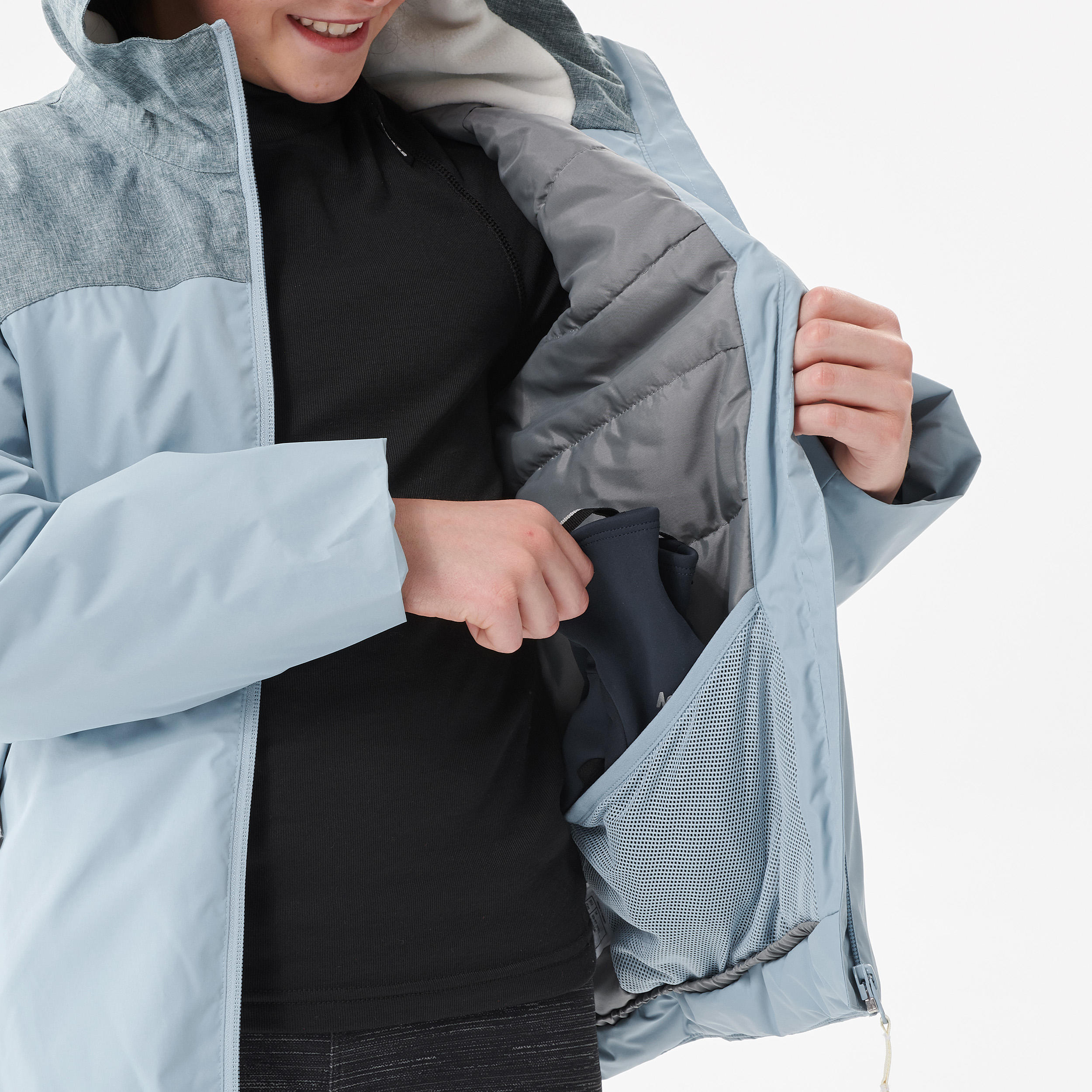 Kids’ Waterproof Winter Hiking Jacket SH100 X-Warm -3°C Age 7 - 15 5/7