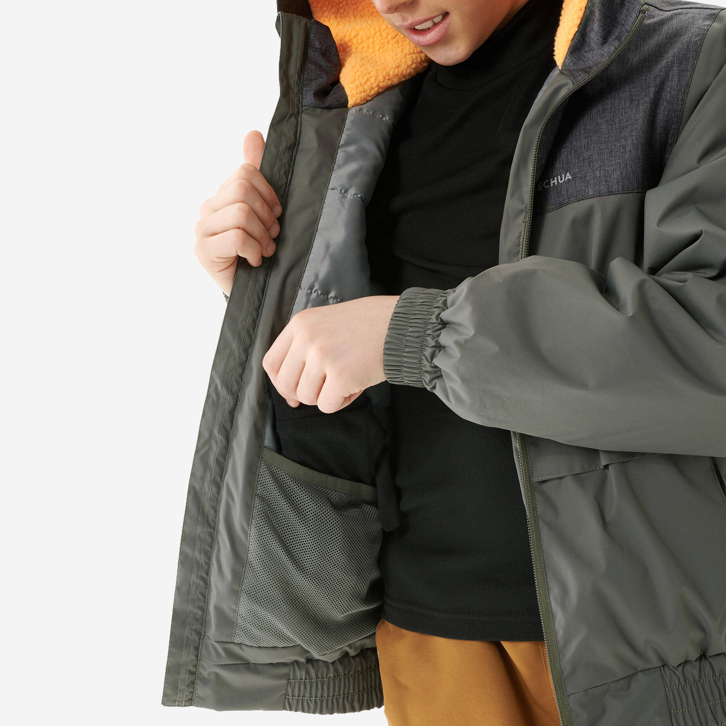 KIDS’ WARM AND WATERPROOF WINTER HIKING JACKET - SH100 -3.5°C - 7-15 YEARS -  5