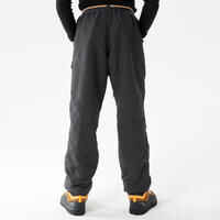 CHILDREN'S WARM WATER-REPELLENT HIKING TROUSERS - SH100 - AGE 7-15 