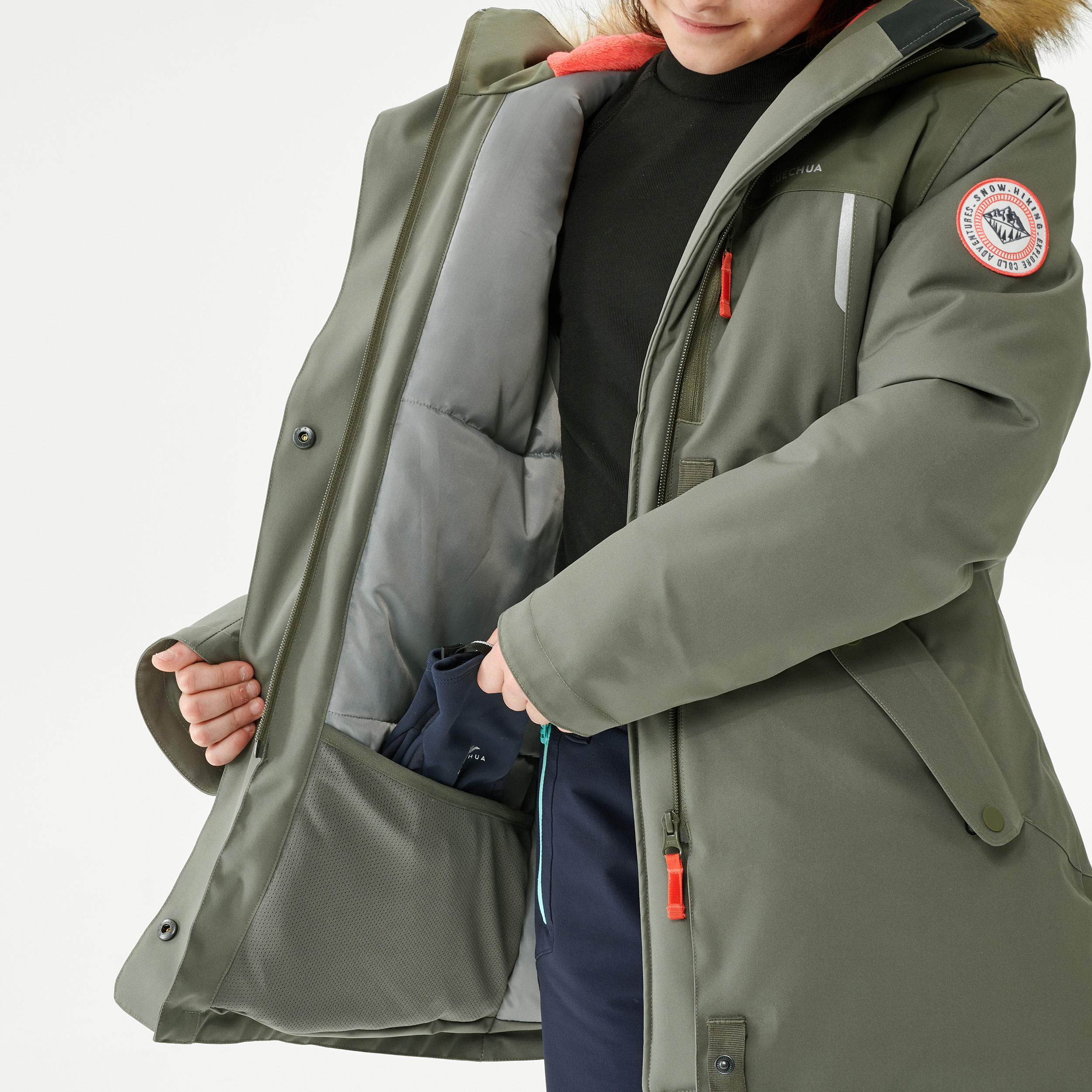Kids’ Waterproof Winter Hiking Parka SH500 Ultra-Warm -17°C 7-15 Years 6/12