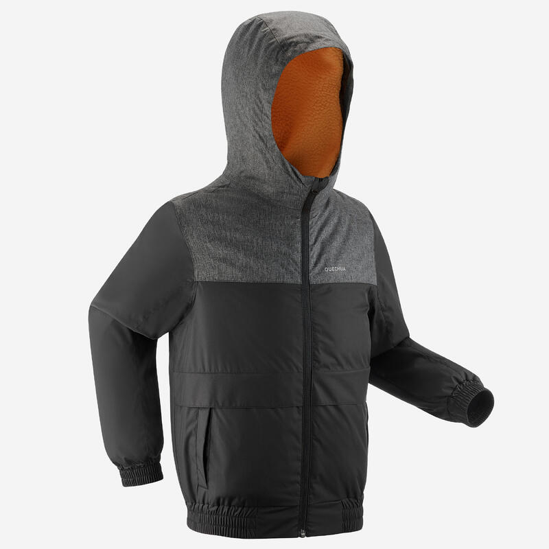 Chlapecká turistická nepromokavá bunda do -1 °C SH100 X-warm
