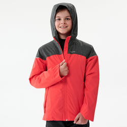 Çocuk Outdoor Kar Montu / Kışlık Mont - 7 / 15 Yaş - Pembe - SH100 X-Warm -3°C